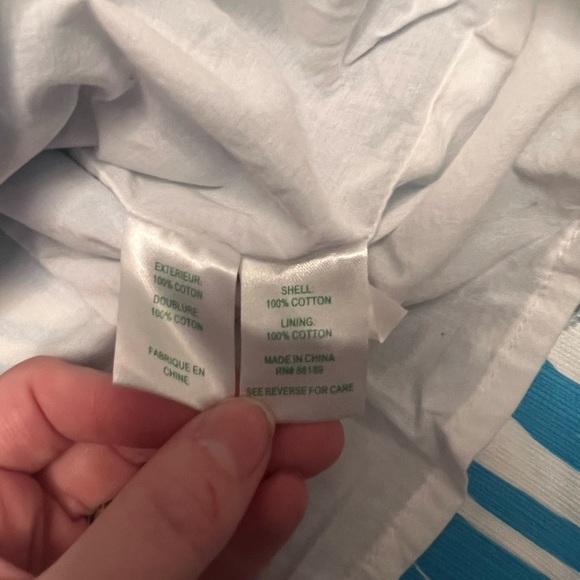 Lilly Pulitzer Delia Shift Dress Joe Fish Size 0 Blue White Yellow - Picture 4 of 4